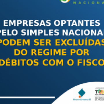 Empresas do Simples podem ser excluídas do SN por dívida de ICMS